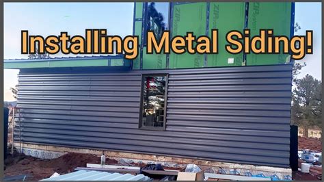 installing metal siding on a house|installing metal siding over wood.